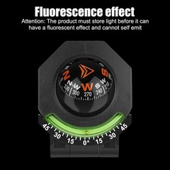 Car Compass, Car Dashboard Compass Ball with Slope Meter, Adjustable Night Vi…