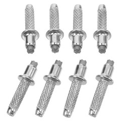 8Pcs Reusable Tungsten Alloy Trekking Pole Tips Replacement for Outdoor Hiking