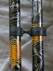 Cascade Mountain Tech Lightweight Aircraft-Grade Aluminum Trekking Poles with Ex