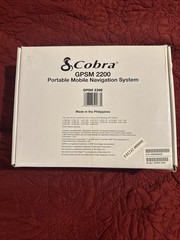 Cobra GPSM 2200 Portable Mobile Navigation System Touch Screen GPS Bundle CIB