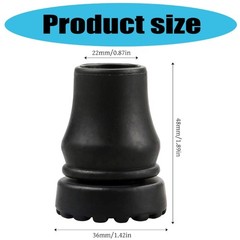 8Pcs Trekking Poles Cane Tip Protector Walking Pad Nonslip Foot Cover
