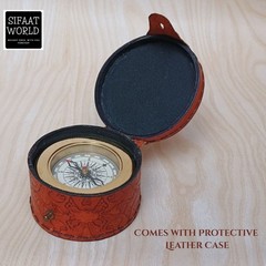 Compass Vintage, Map Compass with Built in Magnifier-Christmas Gift Personalised