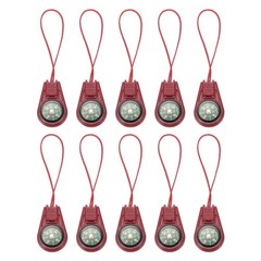 25Pcs Mini Survival Compass, Button Compass Bulk kit, Red