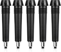5-Pack Universal Trekking Pole Tips – Durable Metal, Snow & Mud Grip Protecto…