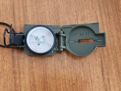 Vtg Heavy Duty Model 27 Cammenga U.S. Phosphorescent Military Compass