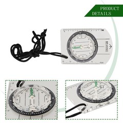 Multifunction Ruler For Compass Outdoor Map Scale Camping Hiking Survival