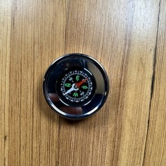 Boxed Decorative Metal Pocket Compass 2 inch in Metal Presentation Box