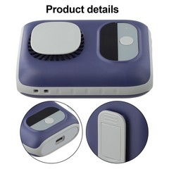Personal Waist Fan with Fast Charging and Brushless Motor for Outdoors