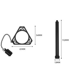 Game Accessories for Camping with 19 Lights and 360 Degree Rotating Turntable