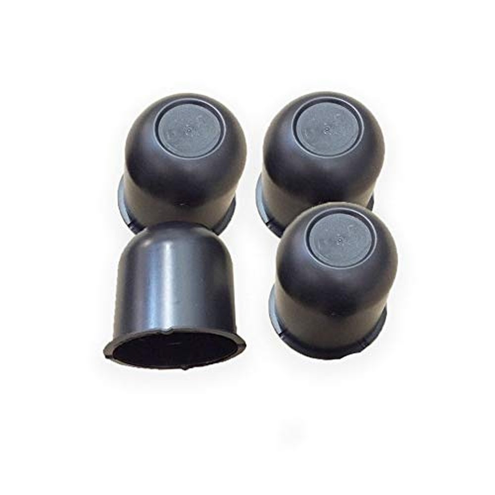 4 Black Trailer Wheel Hub Center Cap 3.125″ Diameter Travel Trailer, Camper R…