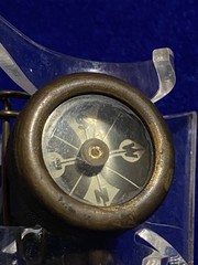 Old Marbles Gladstone Brass Compass Pin On