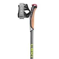 LEKI Traveller Alu Anthracite/Gray/Red Nordic Walking Poles (65326011)