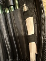 Trekking Pole In Bag Unused Knife And Saw Attachments Excellent Condition