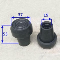 Flameer Anti-Slip Foot Pads Removable 5-Prong Hiking Crutches Assesories for