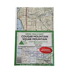 Green Trails Maps Cougar Squak Mountain Issaquah Alps Snoqualmie Summit Map 203S
