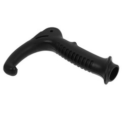 Sturdy Black Walking Stick Handle Grip Replacement for Enhanced Outdoor Support