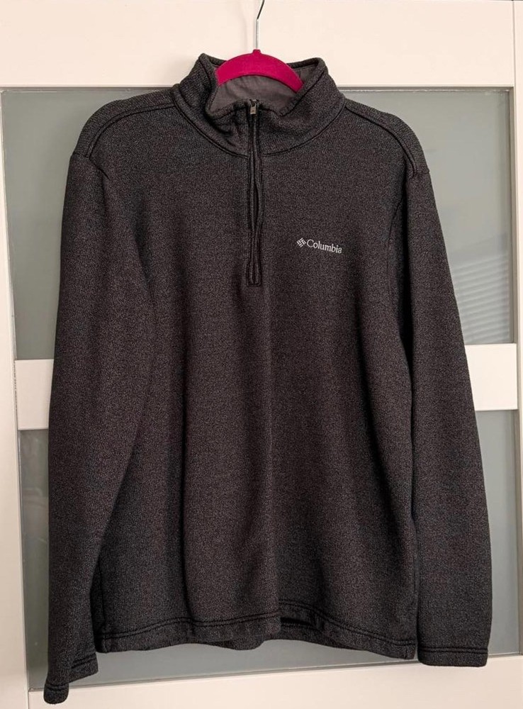 Men’s Columbia Sportswear Company Black Fleece-Pullover Size L