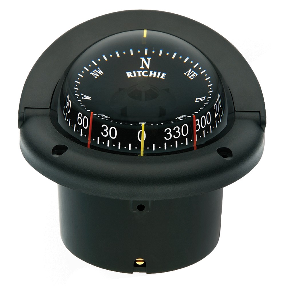 Ritchie HF-743 Helmsman Combidial Compass – Flush Mount – Black HF-743 UPC 01…