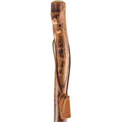 48 In. Hiking Walking Stick Strong Durable Hawthorn Wood Handcrafted in the USA