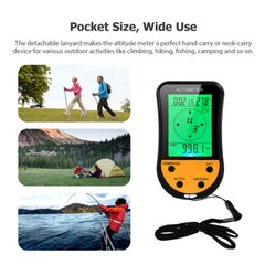 Electronic Digital Altimeter 8 in 1 Multifunction LCD Backlight Mini A0T0