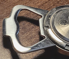 Cedar Creek Quartz Watch Compass Bottle Opener on Clip Camping $ NO RESERVE $