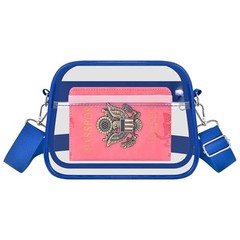 Clear Bag for Stadium Events Clear Purse Stadium Bag Satchel Large Blue