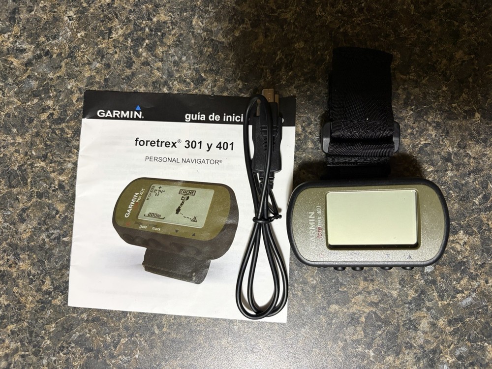 Garmin Foretrex 401 Wristband GPS Personal Navigator Compass, Waypoint, Hiking.