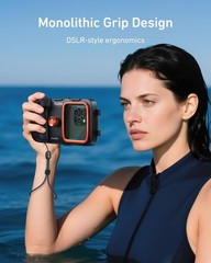 TELESIN Universal Underwater Phone Case for Snorkeling and Diving Waterproof …