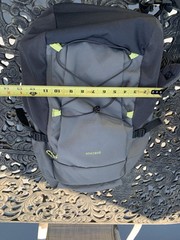 Decathlon Quechua Forclaz Symbium 70+10L Hiking Backpack Black/Green Adjustable