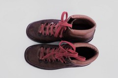 VINTAGE MB LIKE MEINDL DANNER HIKING BOOTS LEATHER HANDMADE ITALY 29cm