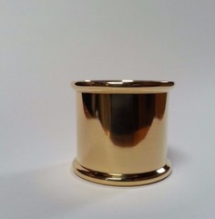 BEADED BRASS COLLARS Choice of 10 SIZES 19mm-30mm i/d. for Walking Stick Making