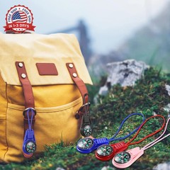 Compass for Kids Hiking and Survival Small Mini Pocket Compasses Keychain Lanyar
