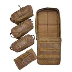 SORD TACTICAL MEDKIT 4-CELL MEDICAL EQUIPMENT PACK MOLLE COYOTE # SAAC028