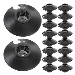 30Pcs Lightweight Reusable Trekking Pole Snow and Mud Basket Attachments