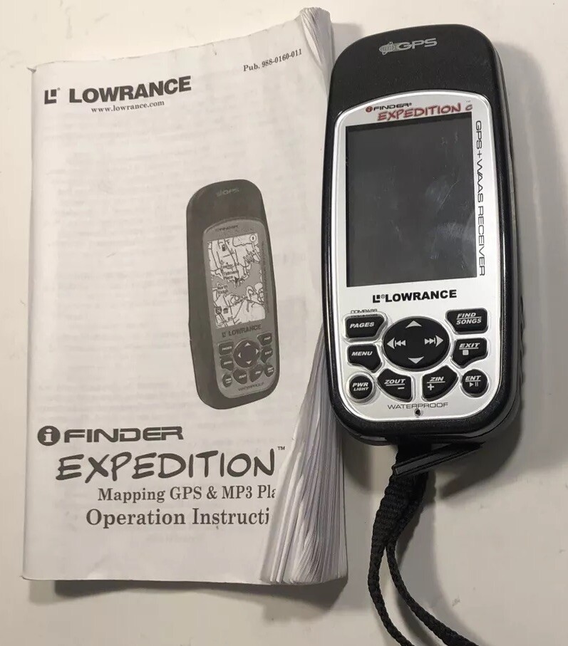Lowrance iFinder Expedition C GPS & WAAS Receiver PARTS OR REPAIR ONLY