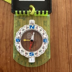 BRUNTON USA Mirrored Declination Compass Green