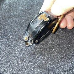 Vintage Engineer Lensatic Compass Pocket Sized Black Made Japan Hiking Hunting