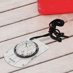 Outdoor Activity Ruler for Compass with Protractor and Precise Map Scale Ratios