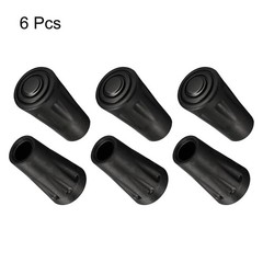 6Pcs Trekking Pole Tips Climbing Ski Cane Replacement Caps Ends Protectors