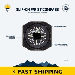 Sun Company Slip-On Wrist Compass – Durable & Luminous