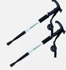 Trekking Poles Nordic Walking Hiking Sticks Adjustable Anti-shock Alpenstock
