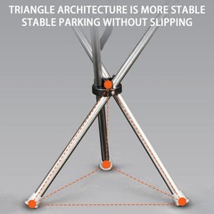 Outdoor Foldable Walking Stick Stool Lightweight Heavy Duty Steel Seat Elderly
