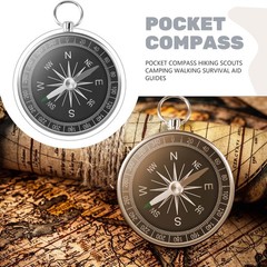 2x (pocket compass hiking explore camping walking survival aid guide 1867