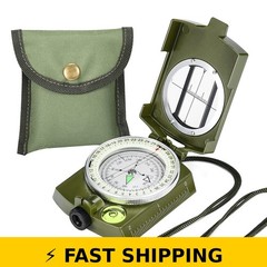 FAROPS Military Lensatic Sighting Compass – Army Green