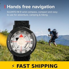SUUNTO M-9 Wrist Compass – Compact & Waterproof Black