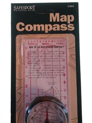 SAFESPORT Outdoor Gear Map Compass NEW CAMPING HIKING BACKPACKING NAVIGATION