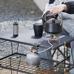 For Lamp Poles Gas Canister Hanger Outdoor Cooking Easy Valve Adjustment