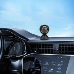Share Compass for Car with Bottom Stick Car Compass Ball,Adjustible and Night Vi