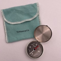 Tiffany & Co. Sterling Silver “1837 Makers Collection” Compass, with Orig. Pouch