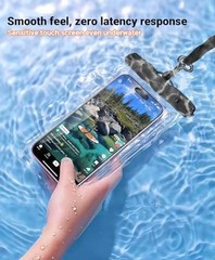 【2 Pack】 Waterproof Phone Pouch【Easy Lock & Heavy Duty】IPX8 Water Proof Cell